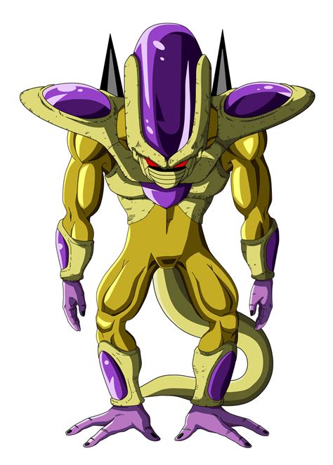These grey pajama pants from dragon ball z are printed with 4 of his forms in panels on the left leg and the show's title below. Golden Frieza 6th Form by ryokia96 on DeviantArt