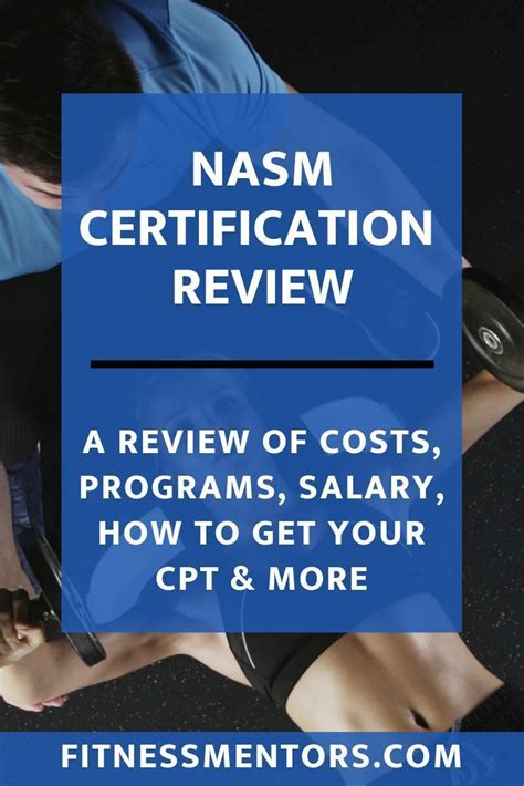 A Nasm Certification Review From An Actual Certified Nasm Cpt Me And