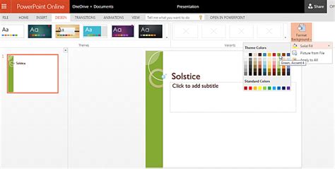 Solstice Presentation Template For Powerpoint