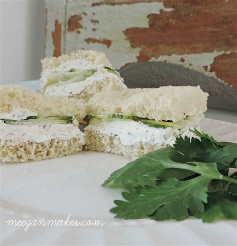 easy cucumber finger sandwich recipe what meegan makes