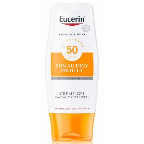 Eucerin Sun Protector Solar Fps50 Allergy Protection Crema Gel X 150ml