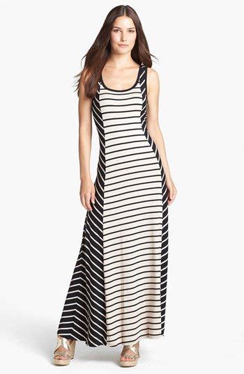 Calvin Klein Stripe Maxi Dress Available At Nordstrom Nordstrom