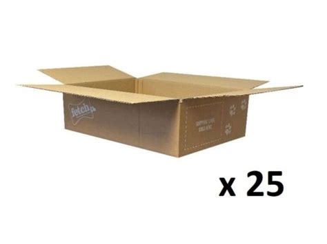 25 Royal Mail Maximum Small Parcel Printed Cardboard Postal Boxes