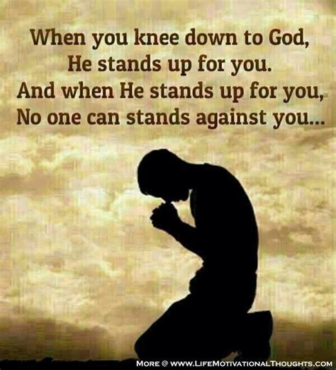 When God Stands Up For You No One Can Stand Against You Stand Up For