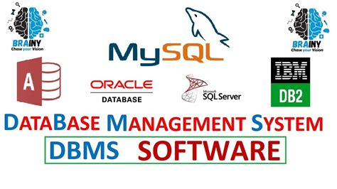 Database Management System Software Dbms Characteristics Of