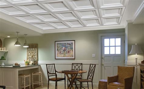 Historically, the design is considered dignified and formal. Easy Elegance Ceilings by Armstrong Coffered ceiling tiles ...