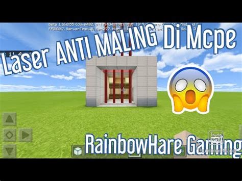 Cara membuat pintu pasir otomatis anti maling di minecraft via www.youtube.com. Cara membuat Laser ANTI MALING DI MCPE!!! - YouTube