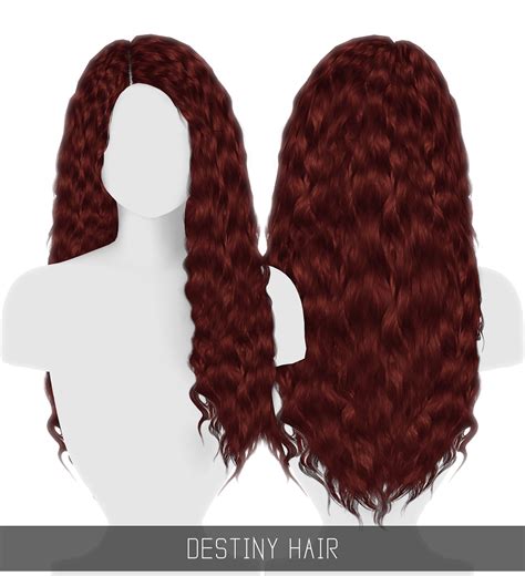 Sims 4 Hairs Simpliciaty Destiny Hair