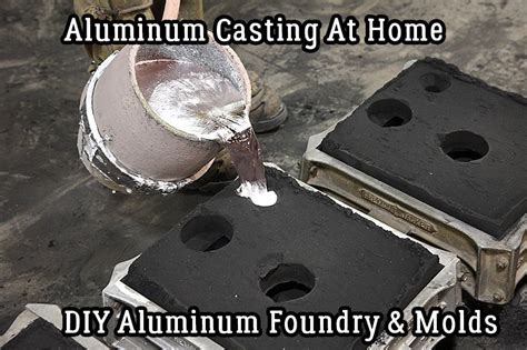 Aluminum Casting At Home Diy Aluminum Foundry And Molds Timber Ridge Designs Diy Metal