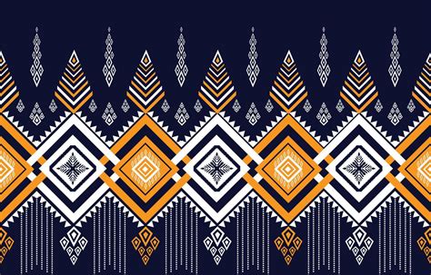 Seamless Geometric Ethnic Pattern Traditional Abstract Background