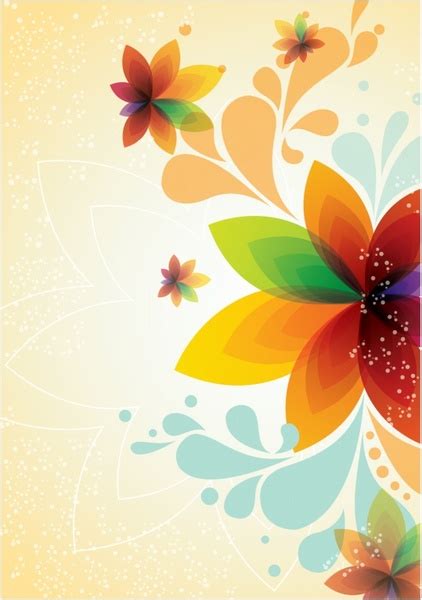 Abstract Flower Background Design Vectors Free Download Graphic Art Designs