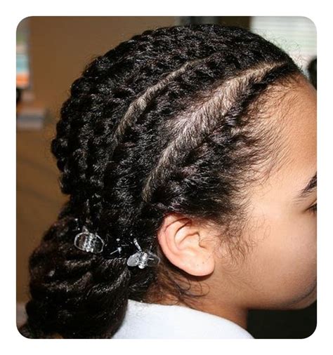 Technically, it is a variation of the military cut with short sides and long or very long hair on top. 85 Best Flat Twist Styles And How To Do Them - Style Easily