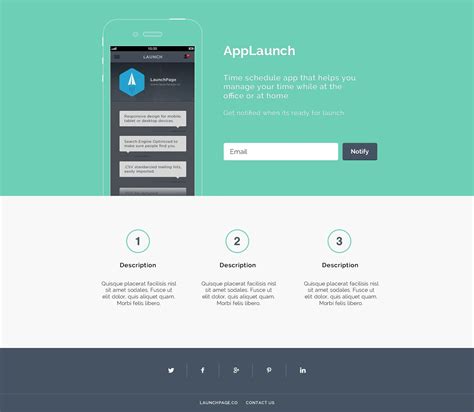 App Launch ~ Bootstrap Themes ~ Creative Market