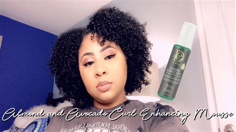 Design Essentials Almond And Avocado Curl Enhancing Mousse Review And Wash N’ Go Youtube