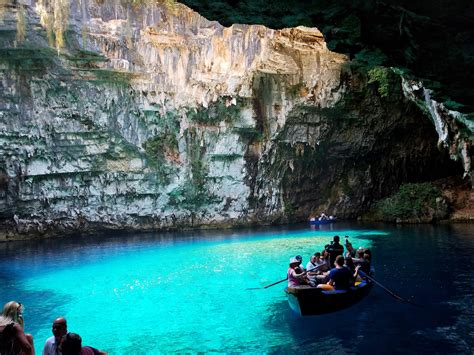 Melissani Cave Kefalonia Greece The Most Beautiful Beaches In Greece
