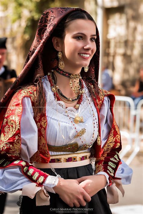 Women Of Sardinia Traditional Outfits Traditional Dresses Women