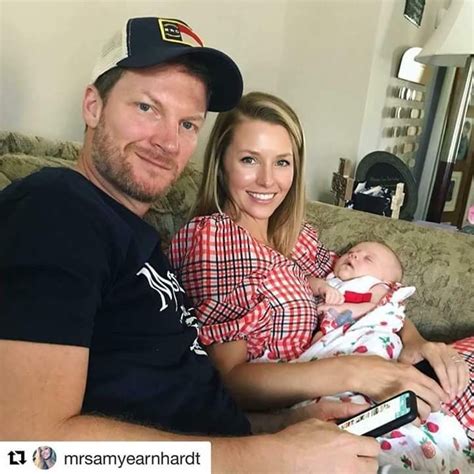 Amy Dale Earnhardt And Their Daughter Isla Dale Earnhart Jr Amy