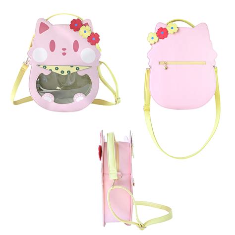 Girls Plushie Ita Backpack Insert Pin Display Custom Ita Bag With