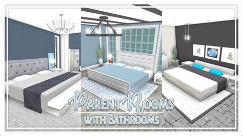 We've gathered up a bunch of great house designs that will hopefully help you in your next build! Bloxburg | Parent Bedrooms (w/ attached bathrooms) - YouTube