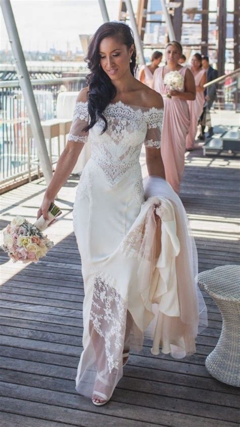 Pallas Couture Amarante Size 6 Second Hand Wedding Dress Still White Australia Second Hand