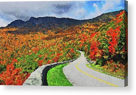 Massachusetts Autumn Colors 03 Acrylic Print By Am Fineartprints