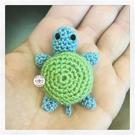 Mini Turtle Amigurumi Crochet Pattern By First Twin Company Knitting