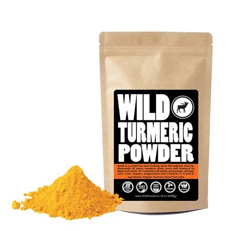 Raw Turmeric Powder Made From Naturally Grown Turmeric Fair Trade