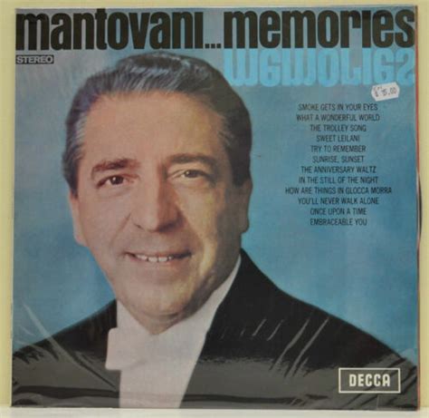 Mantovani Memories 1969 Lp Record L6 Decca Skla 4977 Ebay