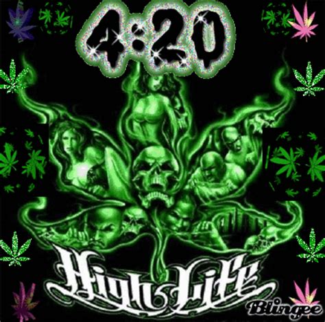 Happy 420 gif by nateschicky | photobucket. 420 Picture #129862870 | Blingee.com