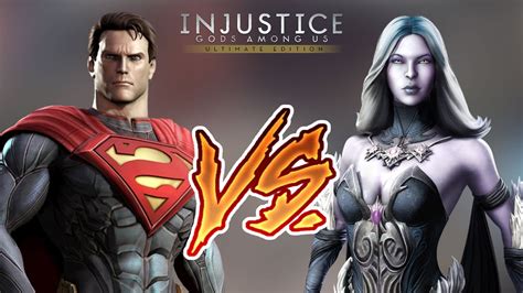 Injustice Gods Among Us Superman Vs Killer Frost Hard Walkthrough Rozz Youtube