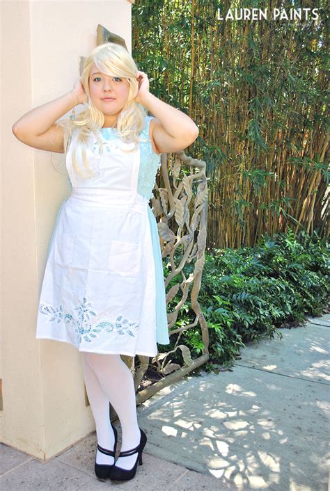 Diy Alice In Wonderland Halloween Costume Lauren Paints A