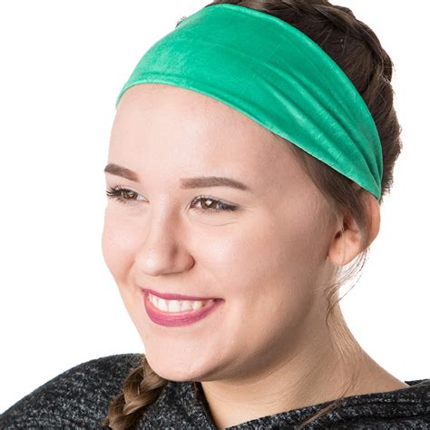 Hipsy Unisex Adjustable Spandex Xflex Crushed Green Headband