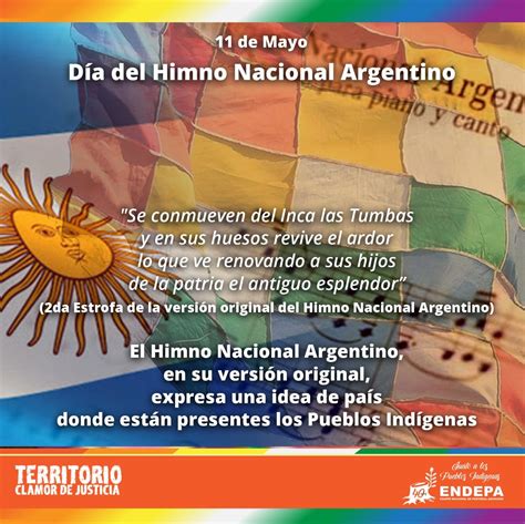 11 De Mayo Día Del Himno Nacional Argentina Equipo Nacional De