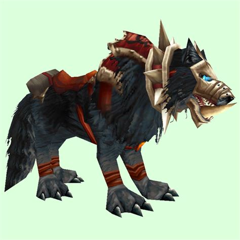 Saddled Black Worg Pet Look Petopia Hunter Pets In The World Of