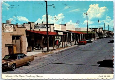 Postcard Historic Allen Street Tombstone Arizona Ebay