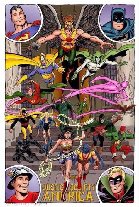 Dc S Original Superhero Team The Justice Society Of America Dc