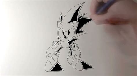 Drawing Sonic The Hedgehog Classic 1991 Design Timelapse Youtube