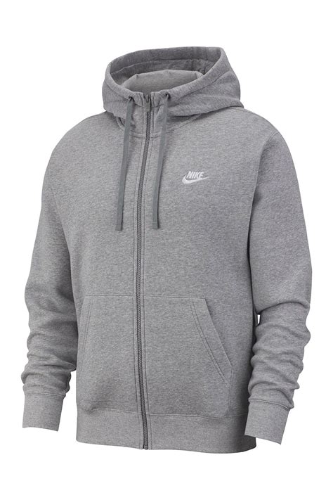 The soft, heavyweight fleece fabric is machine washable. Nike | Full Zip Club Hoodie (With images) | Nike ...