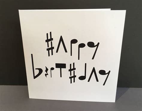 Musical Birthday Cards Birthday Card Guitars Notes By Quire Music