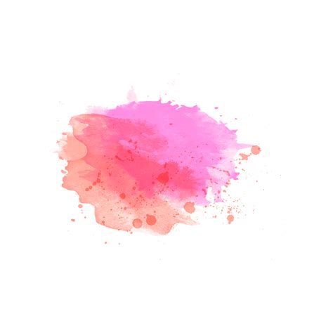 √ Watercolor Transparent Background Pink Cloud Png