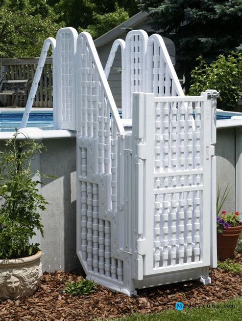Enjoying a nice dip on a hot, sunny day we've thoroughly analyzed stairs and ladders to create a review of the best above ground pool ladders, by comparing features such as attachment. Swimming Pool:Swimming Pool Ladders For Above Ground Pools Ideas Rectangular Pool Steps Ladder ...