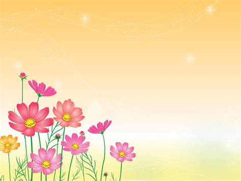 Flower Powerpoint Background Desktop Wallpaper 06863 Baltana