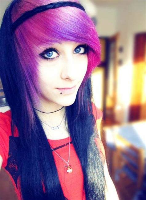 Emo Hair Style Ideas For Girls Be A Punk Rockstar With Cool Hair