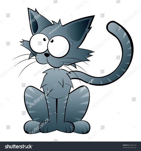 46 Funny Cat Images Cartoon Furry Kittens