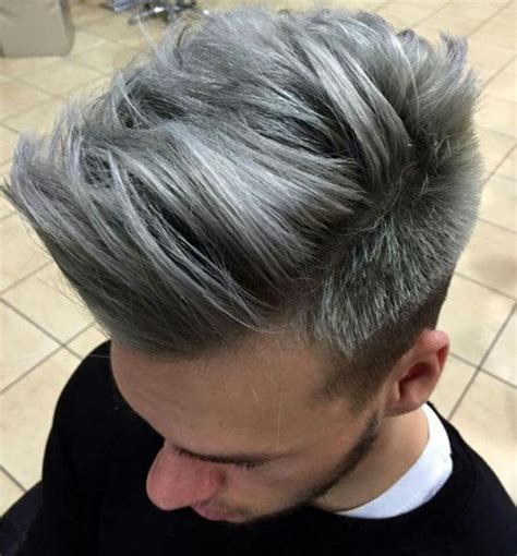 Generally, men start seeing grey hair show up in their 30s, with around half of men showing greys by their 50s. Ash Grey Long Hair Men - 20 Best Hair Colors For Men That Are Perfect For Pinoys : These ...