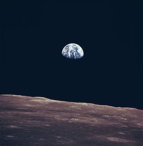 View Of Earth From The Moon 1969 Earth From Space Earth From