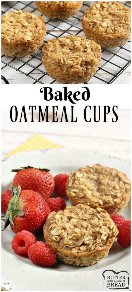 Whether you want something simple and quick, a make in advance dinner idea or something to serve on a cool winter season's. Baked Oatmeal Cups are already pre-portioned and can be made ahead for a quick, easy, delicious ...