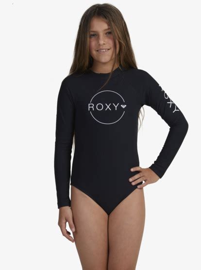 Girls 8 16 Heater Long Sleeve Upf 50 Rash Guard Roxy