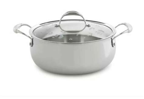 Princess House Heritage Stainless Steel Tryply 7 Qt Sear And Simmer Pan