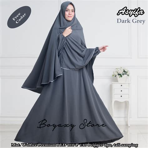 Untuk informasi dan pemesanan silahkan hubungi : grosir gamis solo - Nabiilah Store